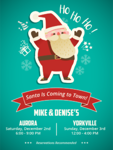 Meet Santa at Mike and Denise's